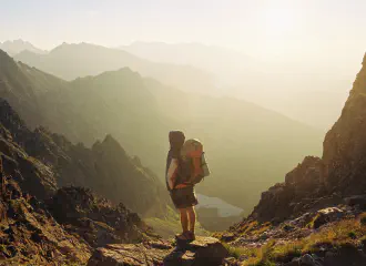 Hiking in the Mountains