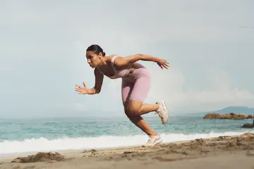 Running on the Beach